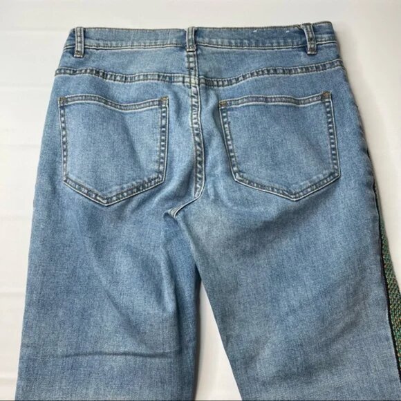 New Look LEYLA Relaxed Skinny Jeans New Look Medium Wash, Size 6P - Picture 9 of 12